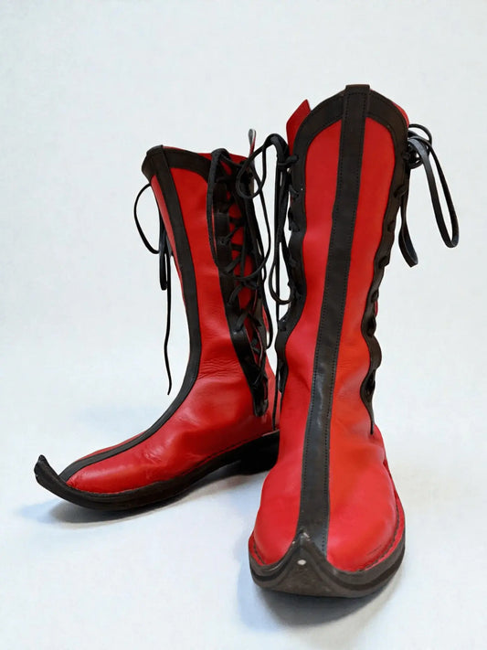 Handmade Medieval Leather Boots Medieval Leather Boots by Aurelian Path – Premium Full - Grain Leather 6