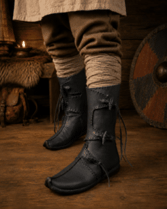 LARP Medieval Leather Boots - AurelianPath Renaissance fair footwear