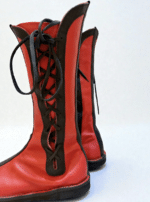 Leather LARP boots for men historical reenactment