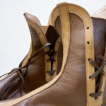 Medieval leather festival boots for LARP costume