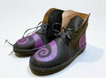 Handmade Viking shoes made from genuine leather