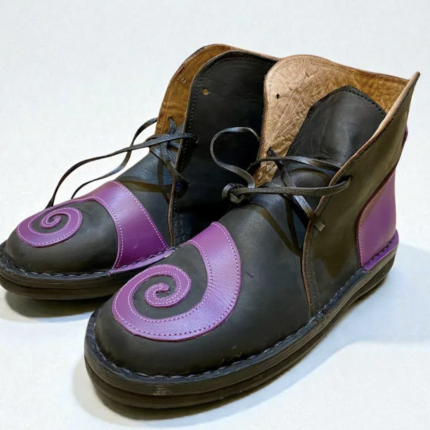 Handmade Viking shoes made from genuine leather