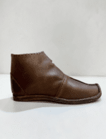 Viking shoes made from genuine leather for historical reenactment