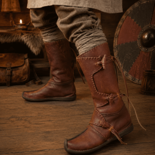MEDIEVAL LEATHER BOOTS